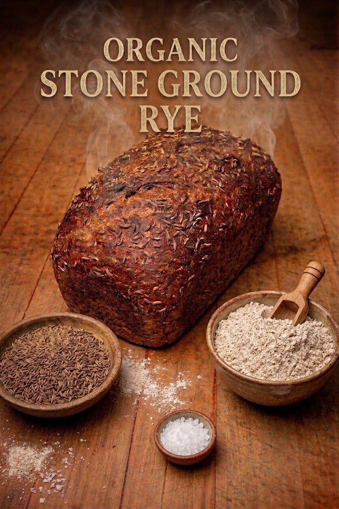 Organic Stone Ground Rye